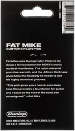 Jim Dunlop Fat Mike NOFX Nylon plectrum 0.60 mm 6-pack, Ophalen of Verzenden, Nieuw, Elektrische gitaar