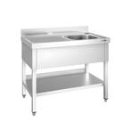 GGM Gastro | Spoeltafel PREMIUM - 1200x700mm - met |, Verzenden, Nieuw in verpakking, RVS Meubilair