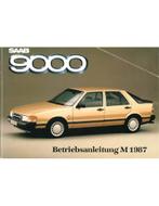 1987 SAAB 9000 INSTRUCTIEBOEKJE DUITS, Auto diversen, Handleidingen en Instructieboekjes