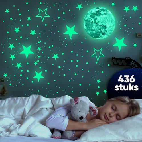 JUST23 Glow in the dark stickers 442 stuks - Glow in the, Kinderen en Baby's, Speelgoed | Overig, Nieuw, Ophalen of Verzenden