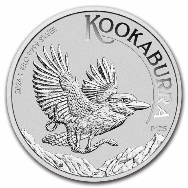 Australië. 2024 1 Kilo $30 AUD Australian Silver Kookaburra, Postzegels en Munten, Edelmetalen en Baren