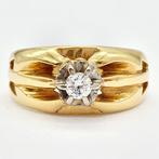 Ring Geel goud Diamant  (Natuurlijk)