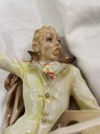 Hutschenreuther - Beeldje - man playing a guitar - Porselein, Antiek en Kunst
