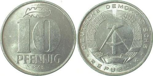 10 Pfennig Ddr 1963a, Postzegels en Munten, Munten | Europa | Niet-Euromunten, Verzenden