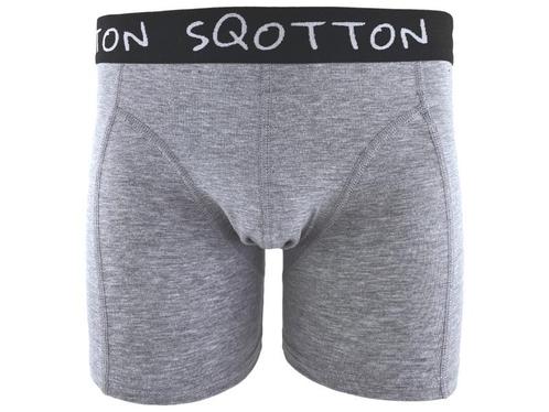 Boxershort - SQOTTON® - Basic - Grijs, Kleding | Heren, Ondergoed, Verzenden