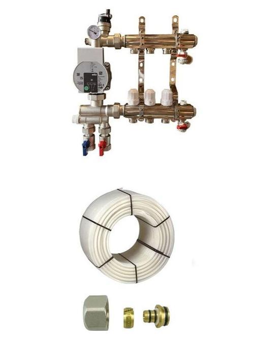 8 groep basic verdeler + 600mtr / 200mtr vloerverwarmings..., Doe-het-zelf en Verbouw, Verwarming en Radiatoren, Overige typen