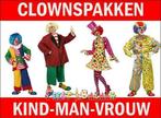 Clownspak Clownskleding Clown kostuum Pak Man Vrouw Kind, Nieuw, Overige thema's, Ophalen of Verzenden, Kleding