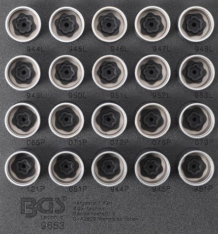 Bgs Technic Velgenslot demontageset voor Volvo 20-delig, Auto diversen, Autogereedschap, Verzenden