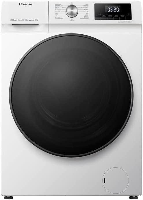 Hisense Wfqa8014evjm Wasmachine 8kg 1400t, Witgoed en Apparatuur, Wasmachines, Nieuw, Voorlader, 85 tot 90 cm, Ophalen of Verzenden