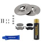 Voordeelset Remschijven + Remblokken TOYOTA STARLET 1.3 voor, Verzenden, Nieuw