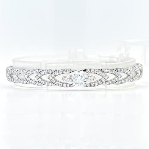 Zonder Minimumprijs - Armband - 14 karaat Witgoud - 4.73ct., Sieraden, Tassen en Uiterlijk, Armbanden