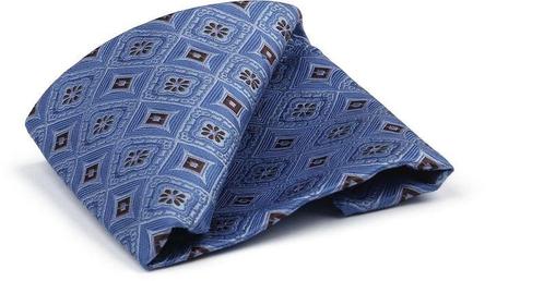 Suitable Zijde Pochet Print Blauw maat one size Heren, Kleding | Heren, Stropdassen, Blauw, Nieuw, Verzenden