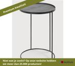 Ethnicraft bijzettafel metaal binnen 49x49x66 cm rond, Huis en Inrichting, Tafels | Bijzettafels, Ophalen of Verzenden, Nieuw