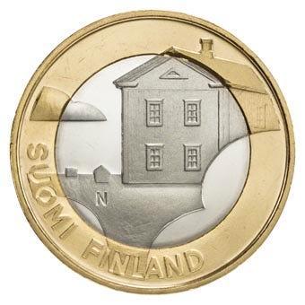 Finland 5 Euro Ostrobothnia Architectuur 2013, Postzegels en Munten, Munten | Europa | Euromunten, Verzenden