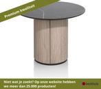 XOOON Aramon salontafel metaal/HPL Ø60 cm - Zwart, Ophalen of Verzenden, Nieuw, Overige materialen