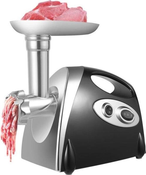 Amzchef elektrische vleesmolen met worstopzetstuk en metalen, Witgoed en Apparatuur, Overige Witgoed en Apparatuur, Nieuw, Verzenden