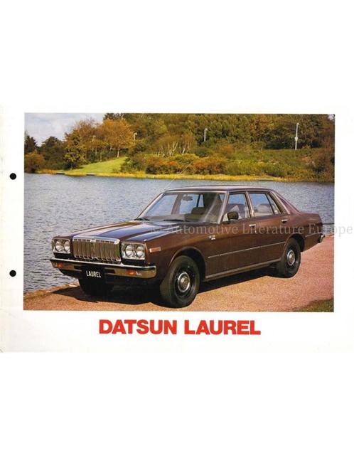 1977 DATSUN LAUREL BROCHURE NEDERLANDS, Boeken, Auto's | Folders en Tijdschriften, Nissan