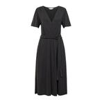 Frogbox • knielange jurk in antraciet • 42, Kleding | Dames, Jurken, Verzenden, Zwart, Maat 42/44 (L), Nieuw