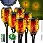 KESSER® 6 Solar Tuinfakkels - Tuinverlichting - Sensor - Zwa, Huis en Inrichting, Verzenden, Nieuw
