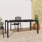 vidaXL Tuintafel 165x80x72 cm staal antracietkleurig, Tuin en Terras, Verzenden, Nieuw, Metaal