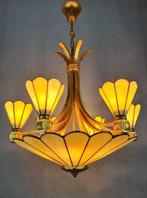 Plafondlamp - Mooie lamp in Tiffany-stijl - Kristal, Metaal