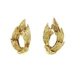 Gouden fantasie oorclips 14 krt, Sieraden, Tassen en Uiterlijk, Oorbellen, Ophalen of Verzenden, Nieuw