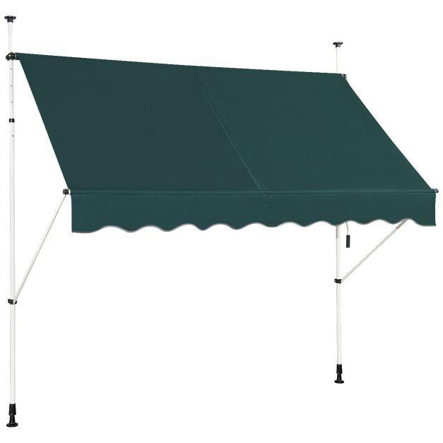 2dekans | Coast 250 cm Zonneluifel— Verstelbaar 200–300 cm, Tuin en Terras, Zonneschermen, Zo goed als nieuw, Ophalen of Verzenden