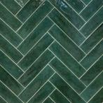Wandtegels groen 7,5x30 handvormtegels Cifre opal tegels, Doe-het-zelf en Verbouw, Tegels, Nieuw, Wandtegels, Keramiek, 20 tot 40 cm