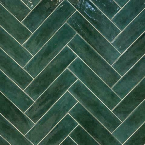 Wandtegels groen 7,5x30 handvormtegels Cifre opal tegels, Doe-het-zelf en Verbouw, Tegels, Minder dan 20 cm, 20 tot 40 cm, Nieuw