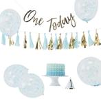 Decoratie Set 1 Jaar Jongen 4 delig, Verzenden, Nieuw