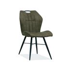 MX Sofa Eetkamerstoel Scala | Mosgroen | Microvezel stof, Huis en Inrichting, Stoelen, Ophalen, Nieuw, Industrieel