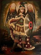 Cuzco School (XX) - Archangel St Raphael with Shield - NO