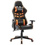 vidaXL Gamestoel kunstleer zwart en oranje, Verzenden, Nieuw, Oranje