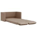 Slaapbank Capuccino 2-in-1 - Retourdeal! 35% Korting, 100 cm, Bruin, Nieuw, Tweepersoons