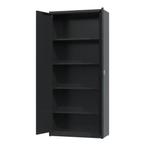 Nieuwe archiefkast - 180x80x38cm - roldeurkast - zwart, Nieuw, Metaal, Modern, 25 tot 50 cm