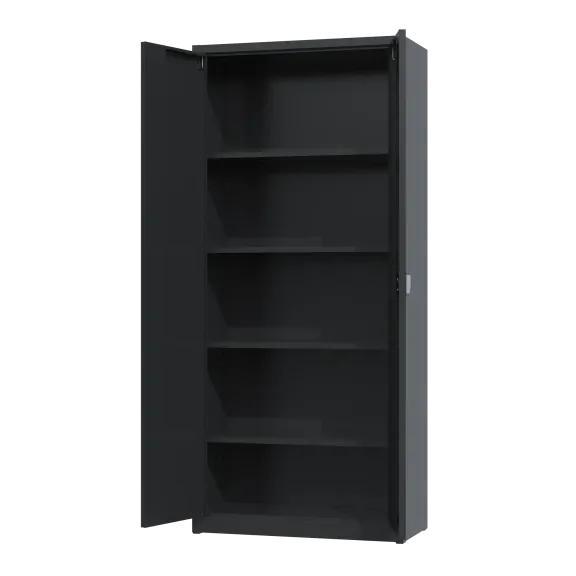Nieuwe archiefkast - 180x80x38cm - roldeurkast - zwart, Huis en Inrichting, Kasten | Roldeurkasten en Archiefkasten, Met slot