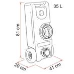 Fiamma Schoonwatertank Roll-Tank 40F, Caravans en Kamperen, Nieuw