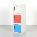 Officenow lockerkastje, lichtgrijs, 92 x 30,50 cm, 3 deuren, Nieuw, Ophalen of Verzenden