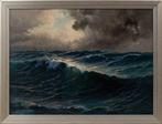 Max Jensen (1860–1908) - Stormy Sea, Antiek en Kunst, Kunst | Schilderijen | Klassiek