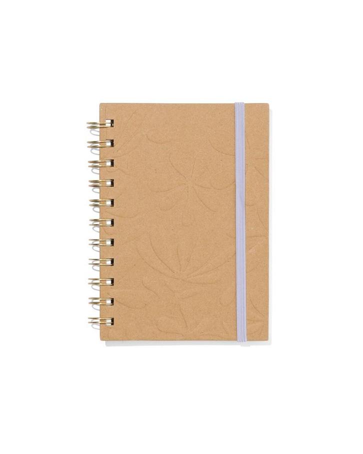 HEMA Notitieboek A6 spiraal kraft, Diversen, Agenda's, Nieuw, Verzenden