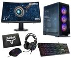 Complete 144Hz RTX 3050 Gaming PC Setup - 27 Curved Gami..., Computers en Software, Desktop Pc's, Ophalen of Verzenden, Nieuw