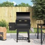 vidaXL Pelletbarbecue met bodemplaat 94 cm ijzer zwart, Tuin en Terras, Houtskoolbarbecues, Verzenden, Nieuw