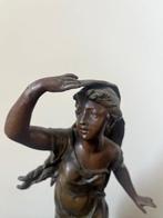 Beeldje - L’orage - Zinklegering, Antiek en Kunst