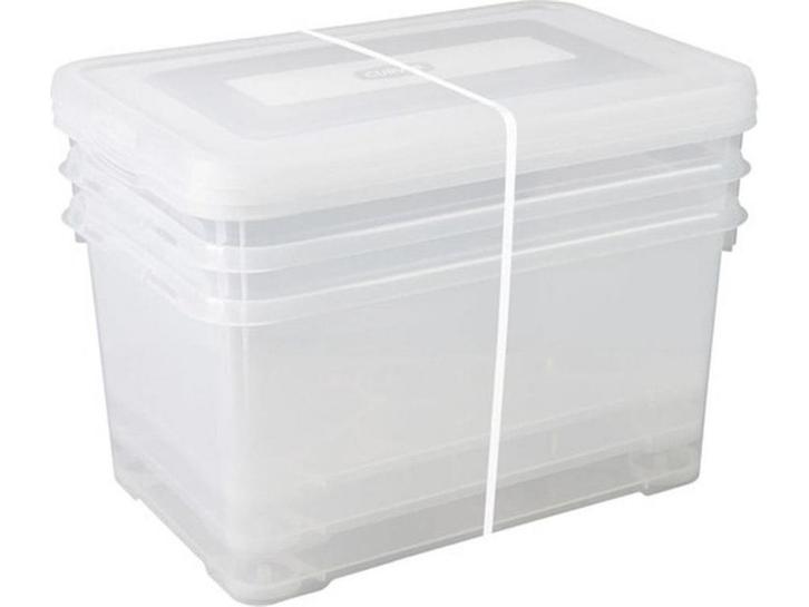 Curver Handy Box2 - Opbergboxenset 3-delig - 50 L per box -, Huis en Inrichting, Overige Huis en Inrichting, Zo goed als nieuw