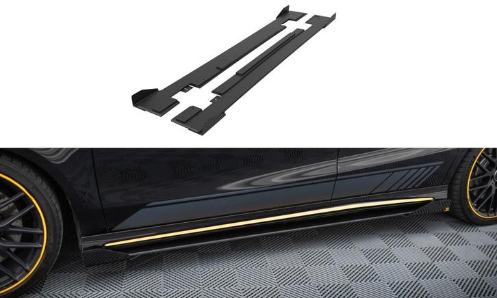 Zijskirts met Canards Street Pro Mercedes AMG CLA 45 C117, Auto-onderdelen, Overige Auto-onderdelen, Ophalen of Verzenden
