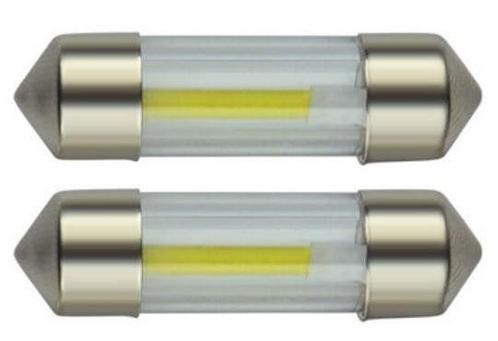 C5W autolamp 2 stuks | LED festoon 31mm | COB warmwit 3000K, Auto-onderdelen, Verlichting, Nieuw, Verzenden
