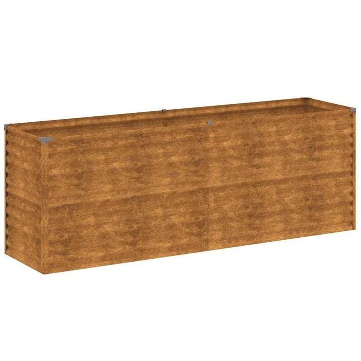 Plantenbak 196cm Cortenstaal: OP = OP! Tuin Upgrade, Tuin en Terras, Bloembakken en Plantenbakken, 60 cm of meer, 100 cm of meer