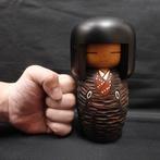 Uniek ontwerp Sosaku Kokeshi  / kokeshi-pop - Hout -