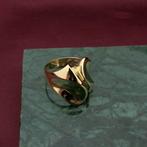 Gouden dynamische ring (opvallende ring, grote ring), Sieraden, Tassen en Uiterlijk, Ringen, Gebruikt, Overige kleuren, 19 tot 20