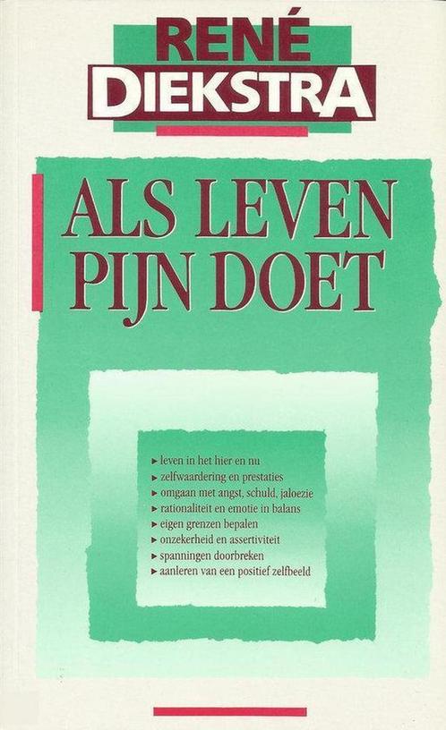 ALS LEVEN PIJN DOET 9789022978863 René Diekstra, Boeken, Gezondheid, Dieet en Voeding, Gelezen, Verzenden